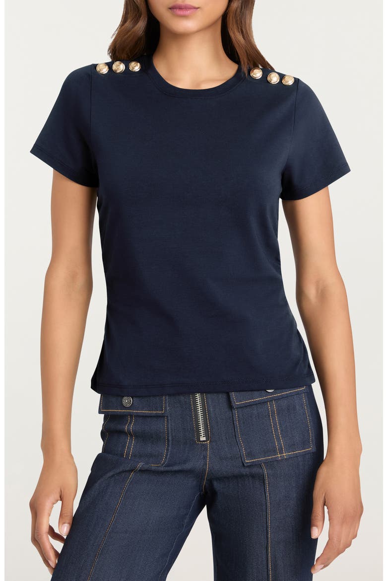 Jasper Cotton Blend Top, Main, color, NAVY