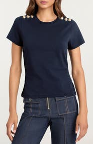 Cinq à Sept Jasper Cotton Blend Top