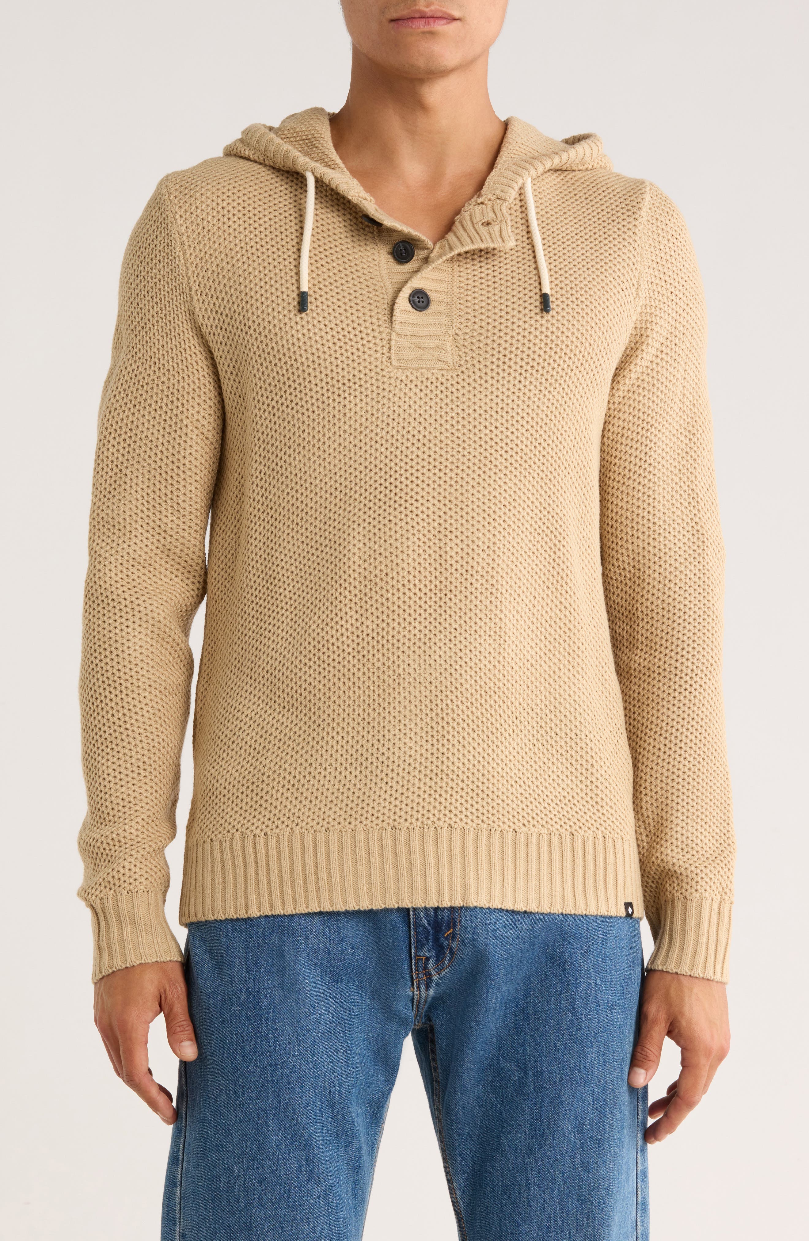 Union Textured Knit Hoodie