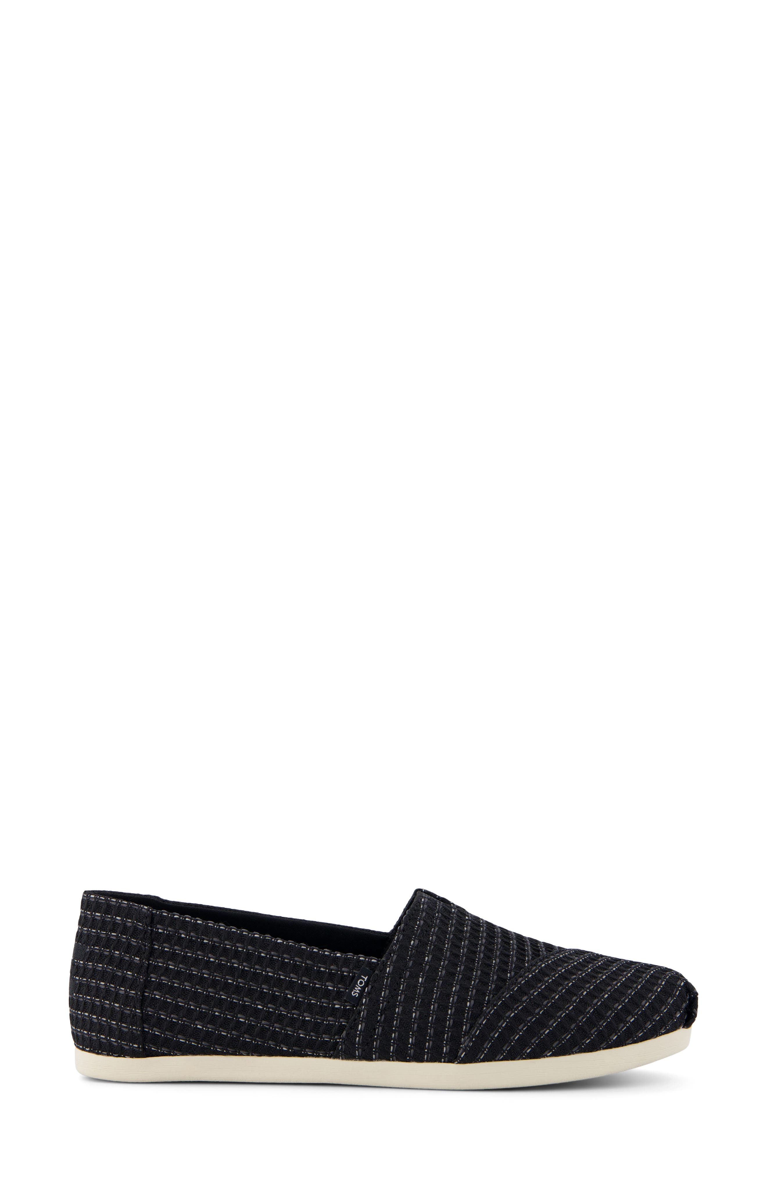 TOMS Alpargata Classic Slip-On, Alternate, color, Black