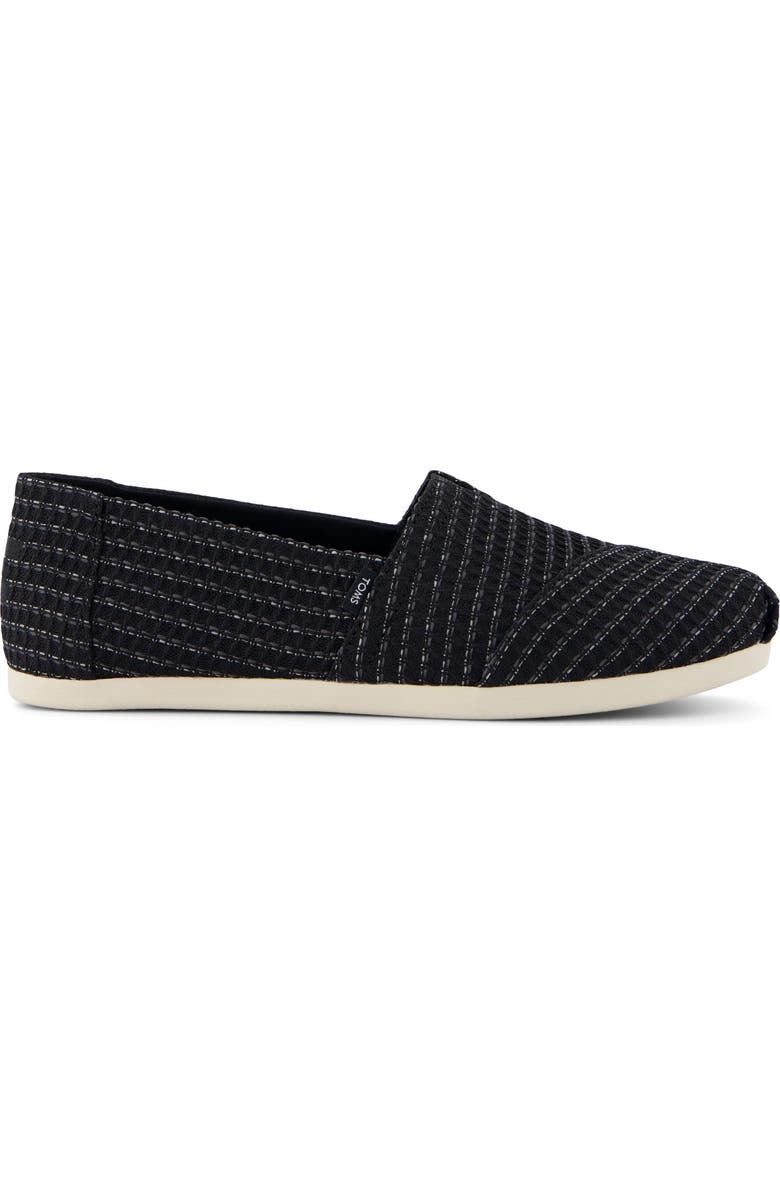 TOMS Alpargata Classic Slip-On, Alternate, color, Black