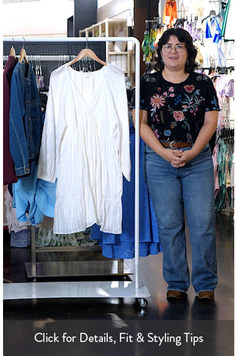 Tiered Long Sleeve Babydoll Dress video