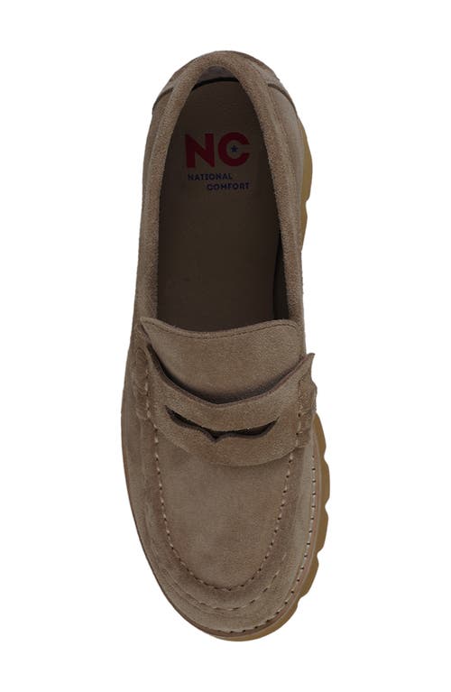 National Comfort Lenna Suede Platform Loafer