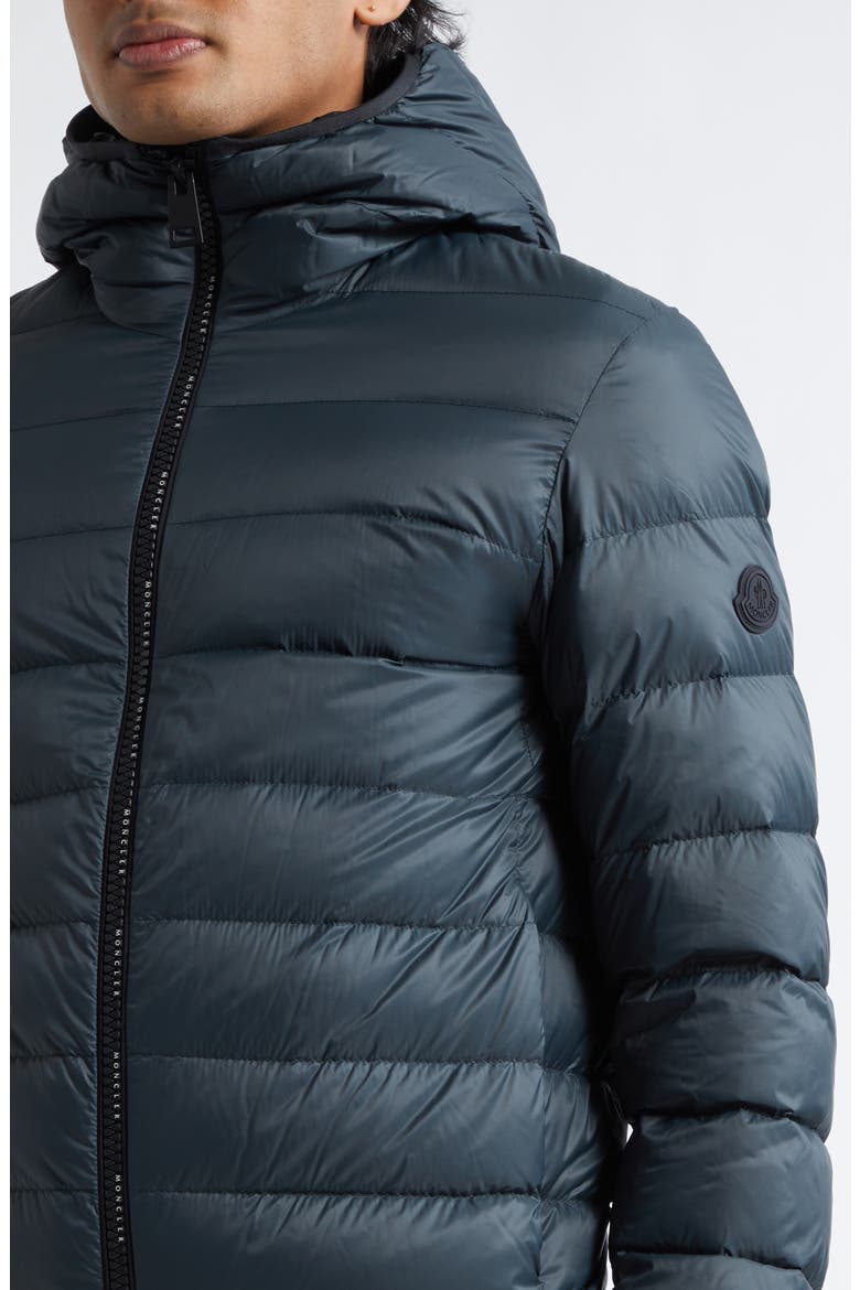 Alrai Hooded Down Puffer Jacket, Alternate, color, ANCHOR GRAY