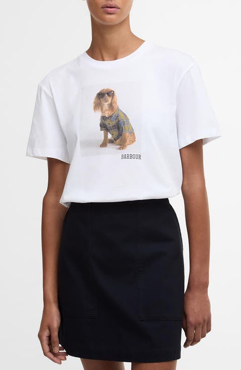 Marine Cotton Graphic T-Shirt