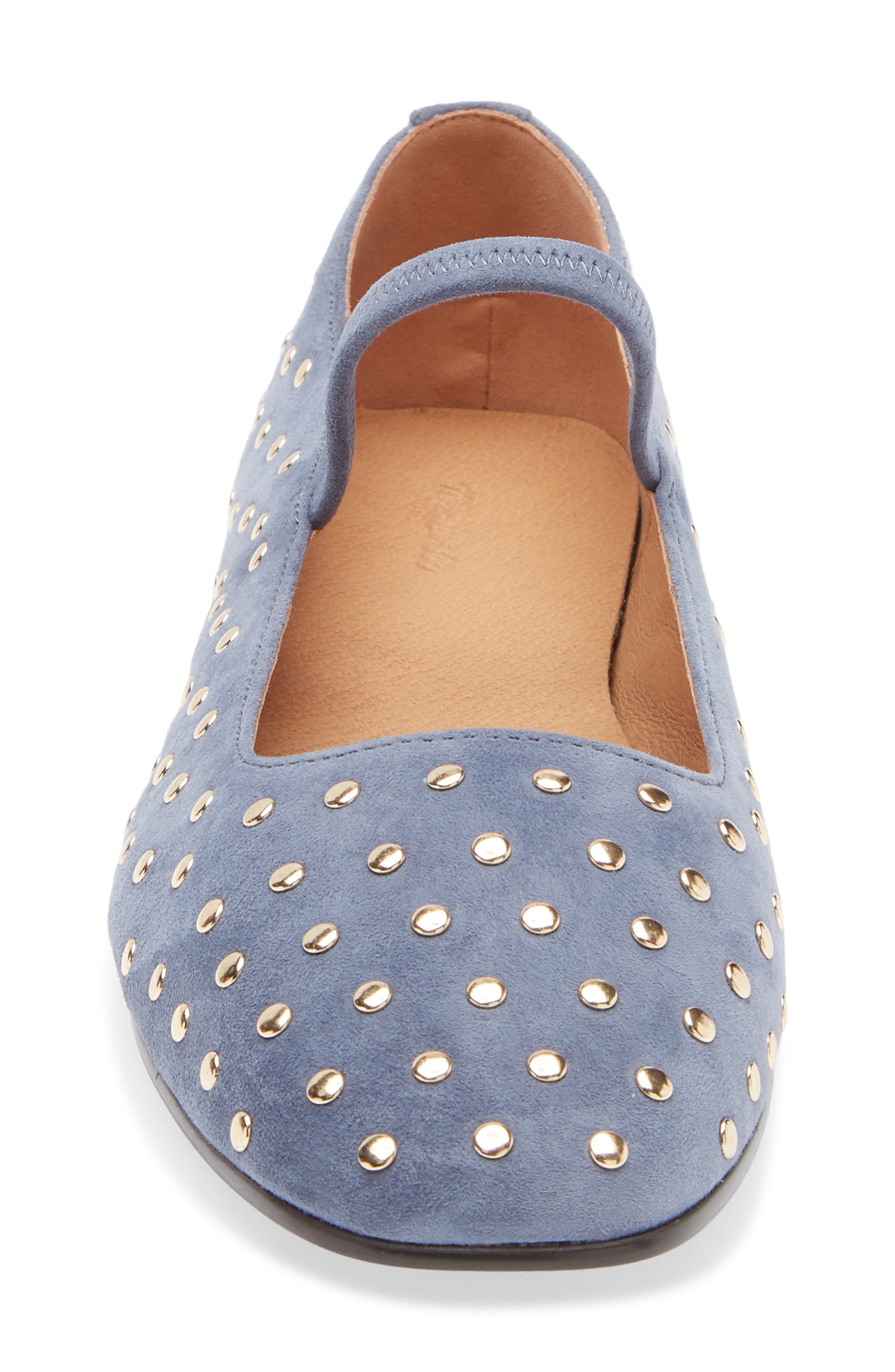 Madewell The Greta Ballet Flat, Alternate, color, Basalt Blue