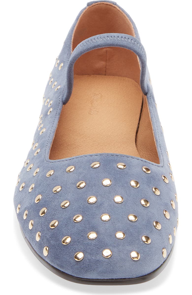 Madewell The Greta Ballet Flat, Alternate, color, Basalt Blue