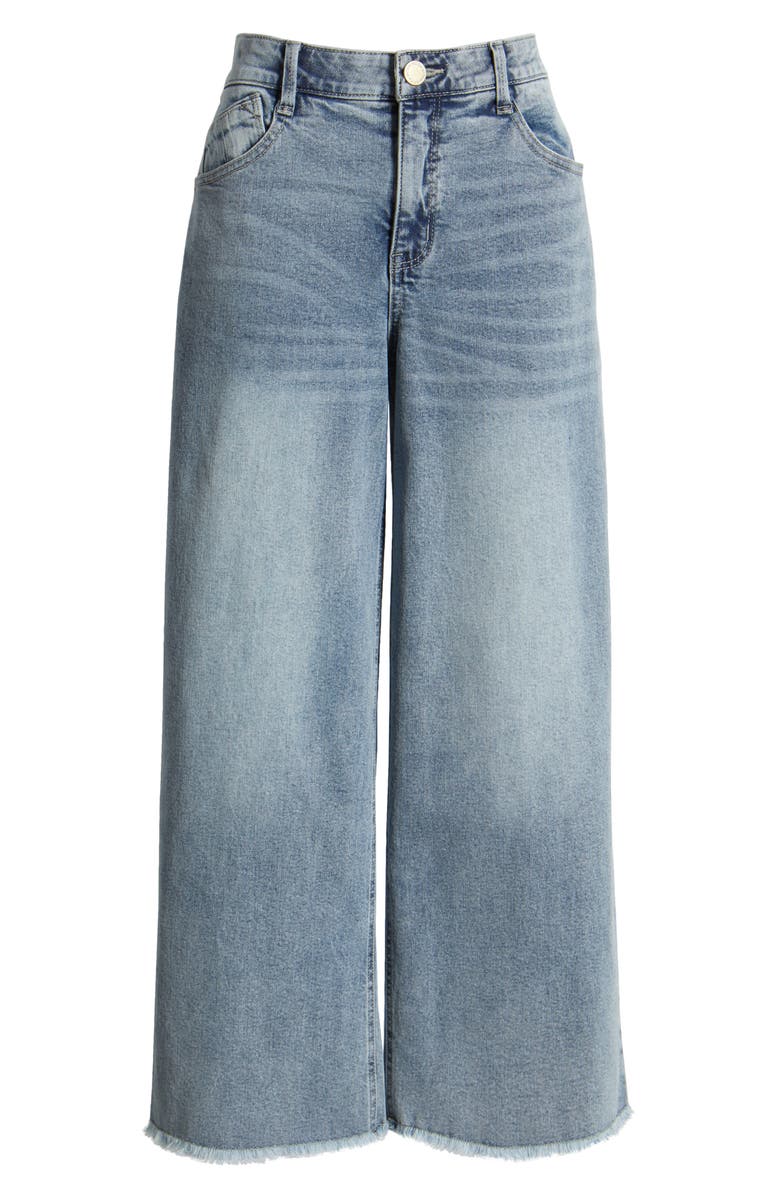 Wit & Wisdom Wyatt Skyrise Wide Leg Jeans, Alternate, color, Light Blue Artisanal