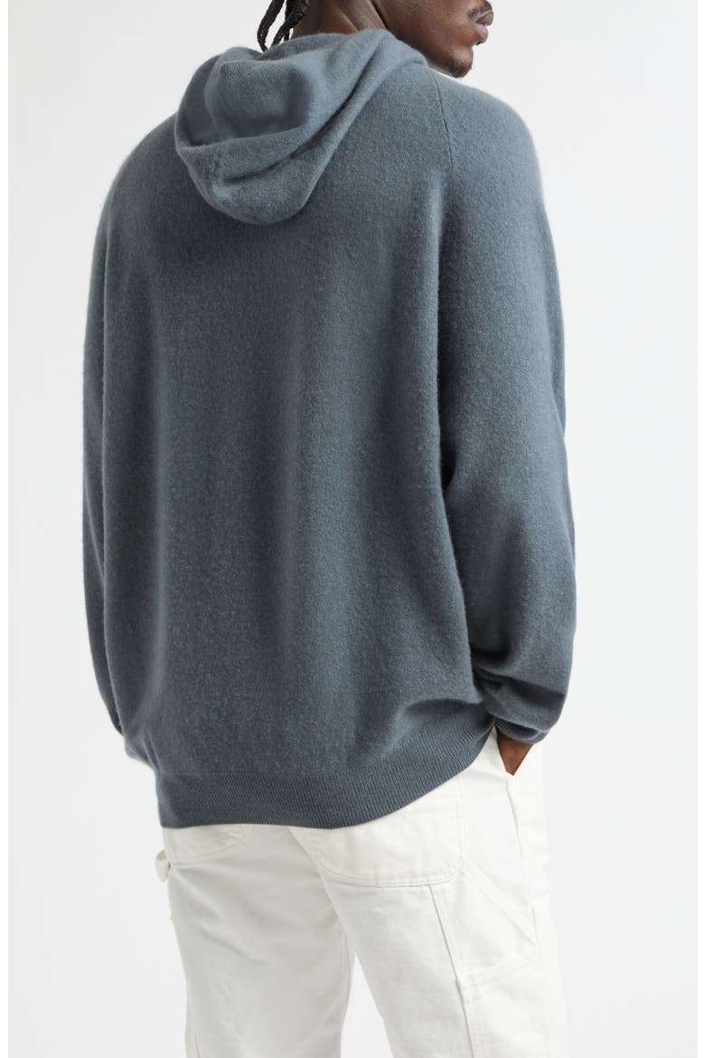 Hooded Cashmere Sweater, Alternate, color, GARGOYLE