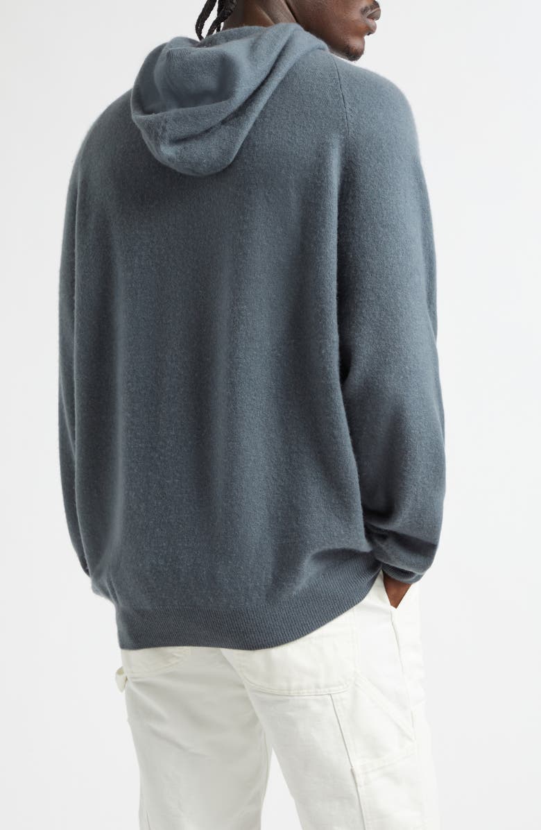 FRENCKENBERGER Hooded Cashmere Sweater, Alternate, color, Gargoyle