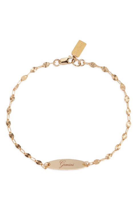 Engraved Zodiac Pendant