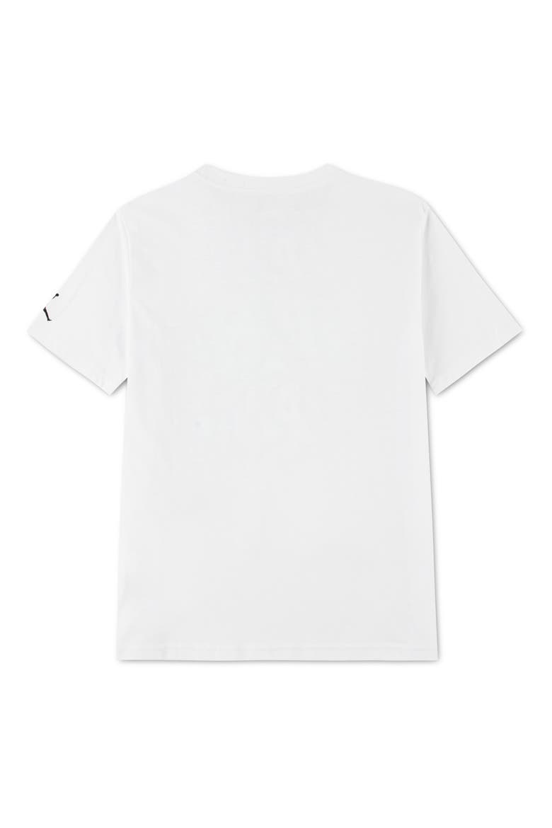 Kids' Splash Jordan Graphic Cotton Blend T-Shirt, Alternate, color, WHITE