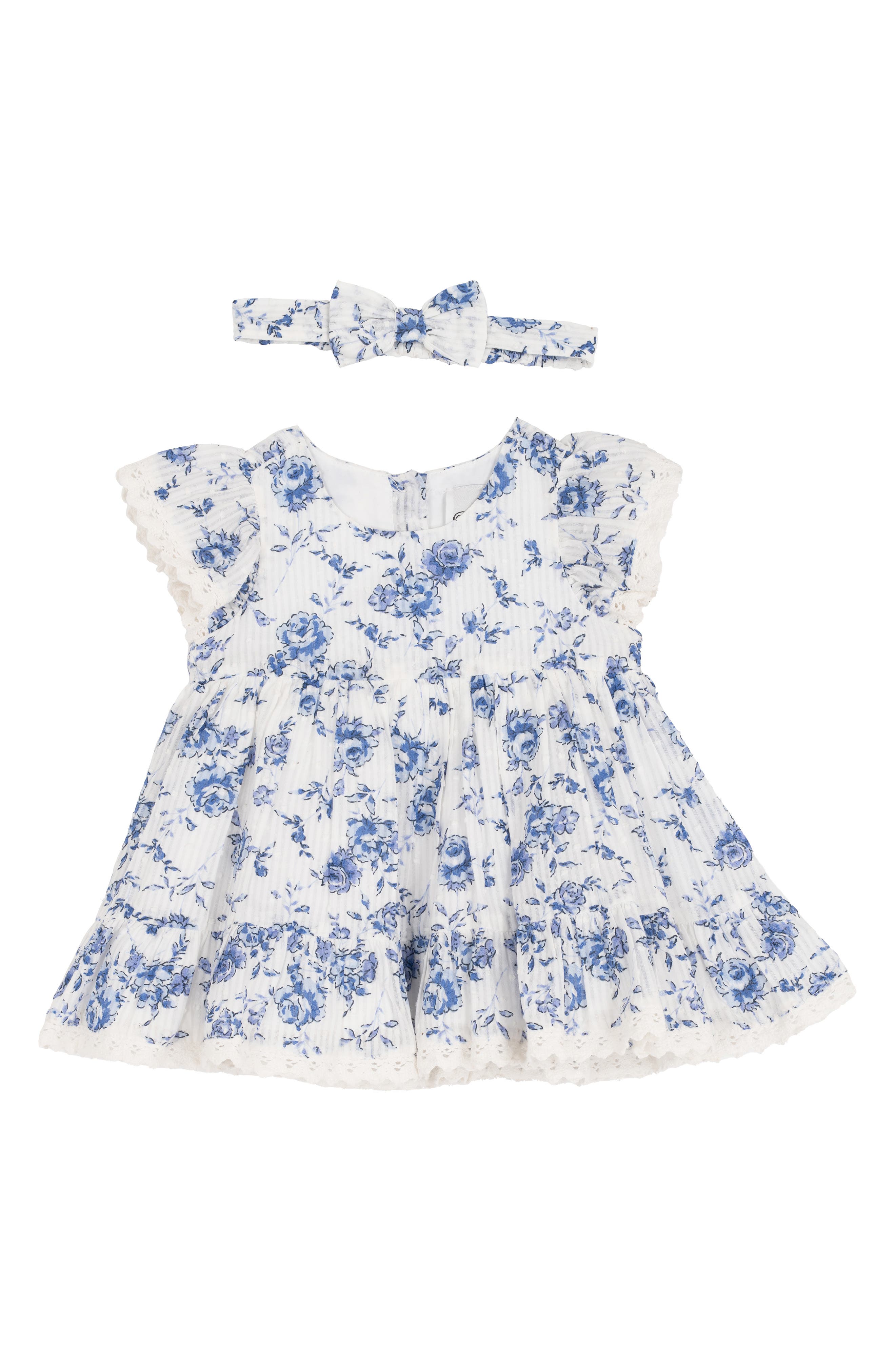 Rare Editions Kids' Toile Print Dress
