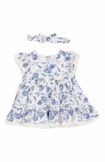 Rare Editions Kids' Toile Print Dress