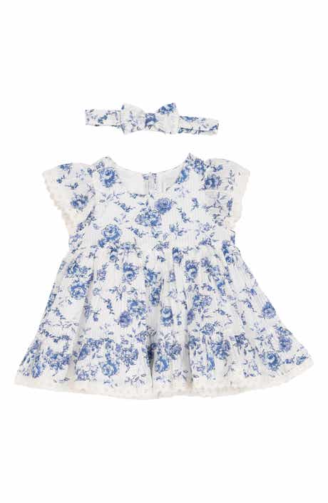 Rare Editions Kids' Toile Print Dress