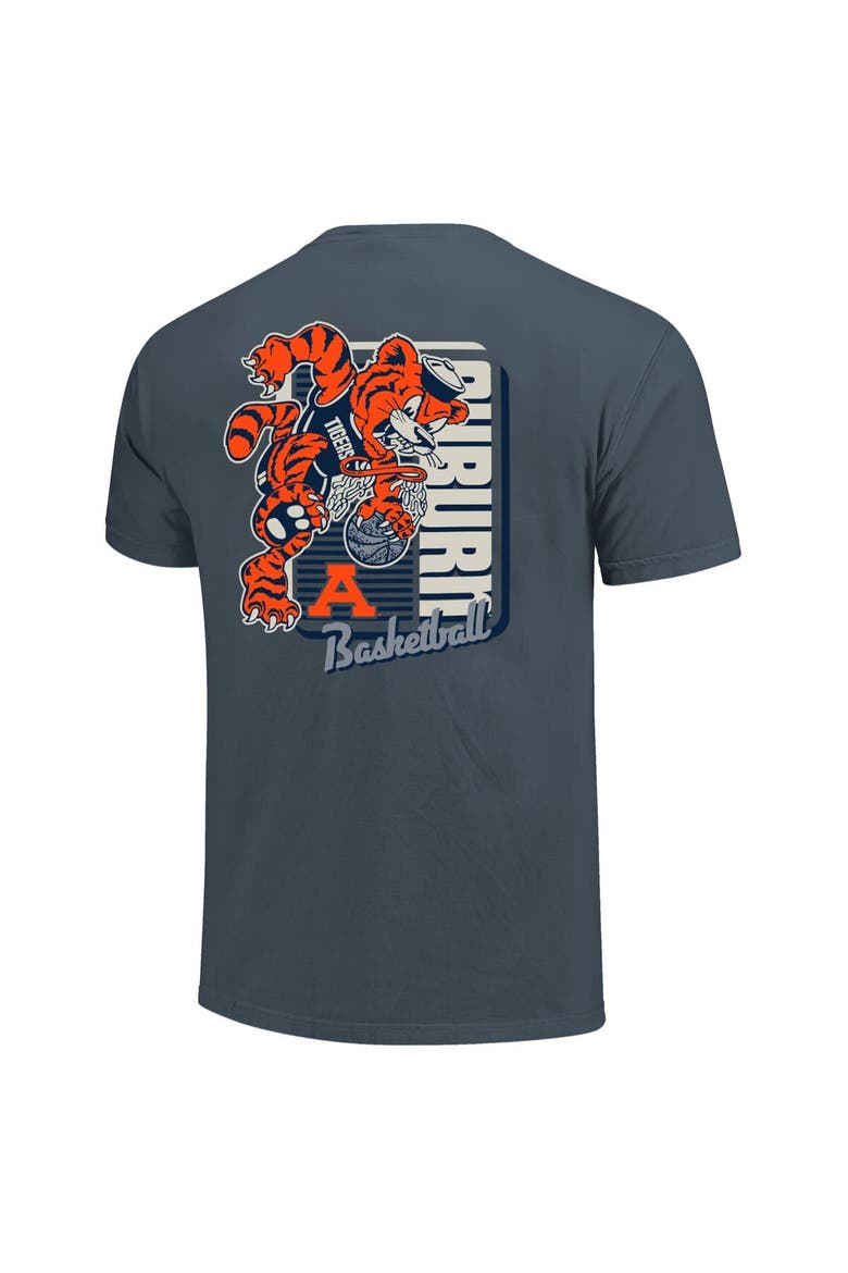 Men's Navy Auburn Tigers Comfort Colors Mascot Dunk T-Shirt, Alternate, color, Navy