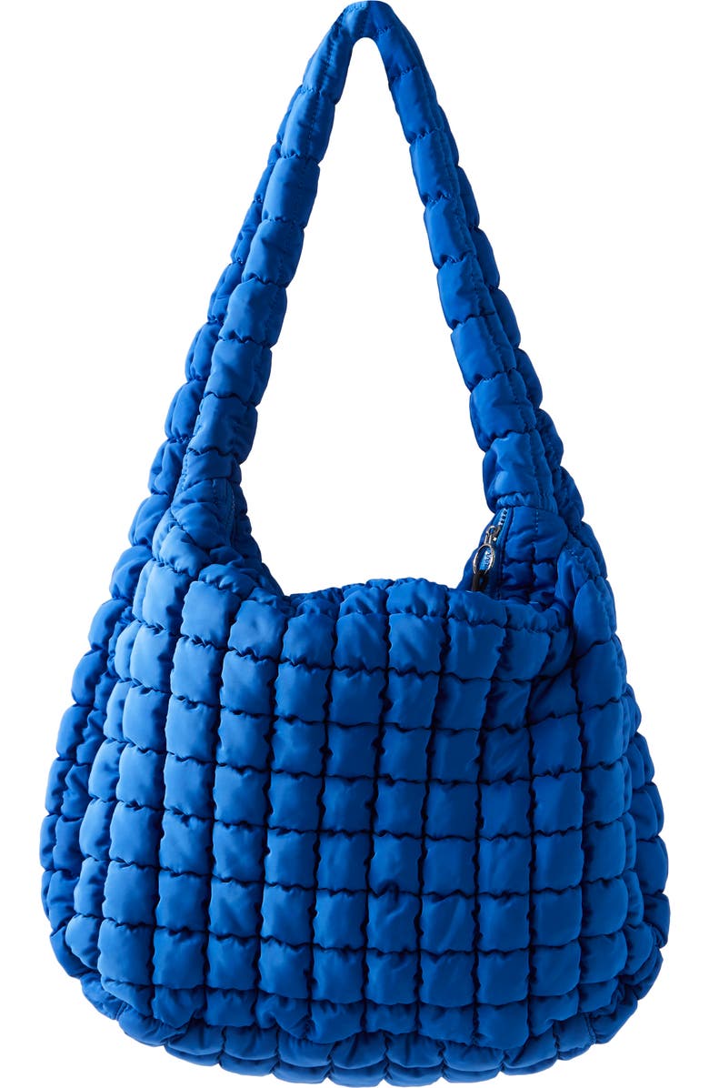 Free People FP Movement Quilted Carryall Bag, Alternate, color, Lapis Blue