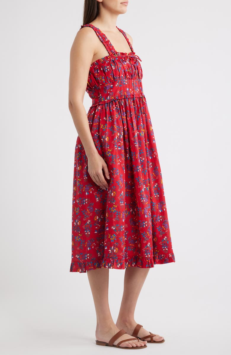 MILLE Calla Floral Cotton Sundress, Alternate, color, Isola
