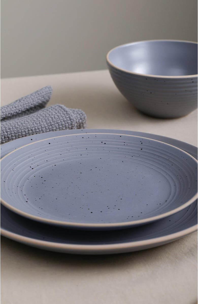 Stone Lain Lauren Stoneware 16-Piece Dinnerware Set, Alternate, color, Light Gray
