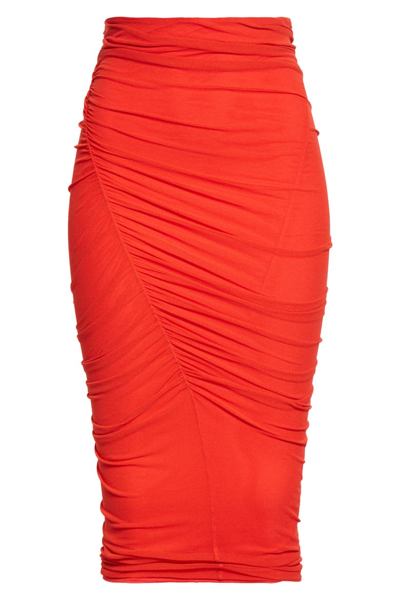 Ruched Tulle Skirt, Alternate, color, POMPEI