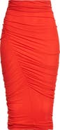 Fuzzi Ruched Tulle Skirt