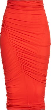 Fuzzi Ruched Tulle Skirt