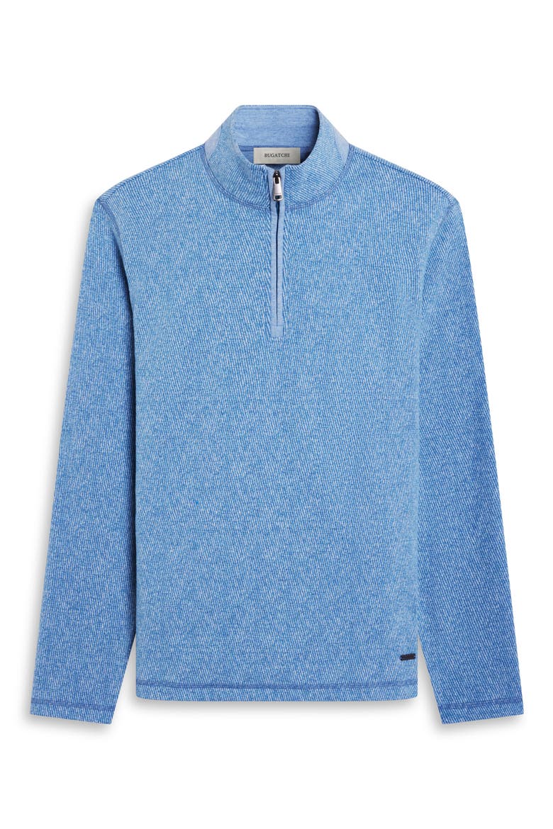Quarter Zip Sweater, Alternate, color, TEAL