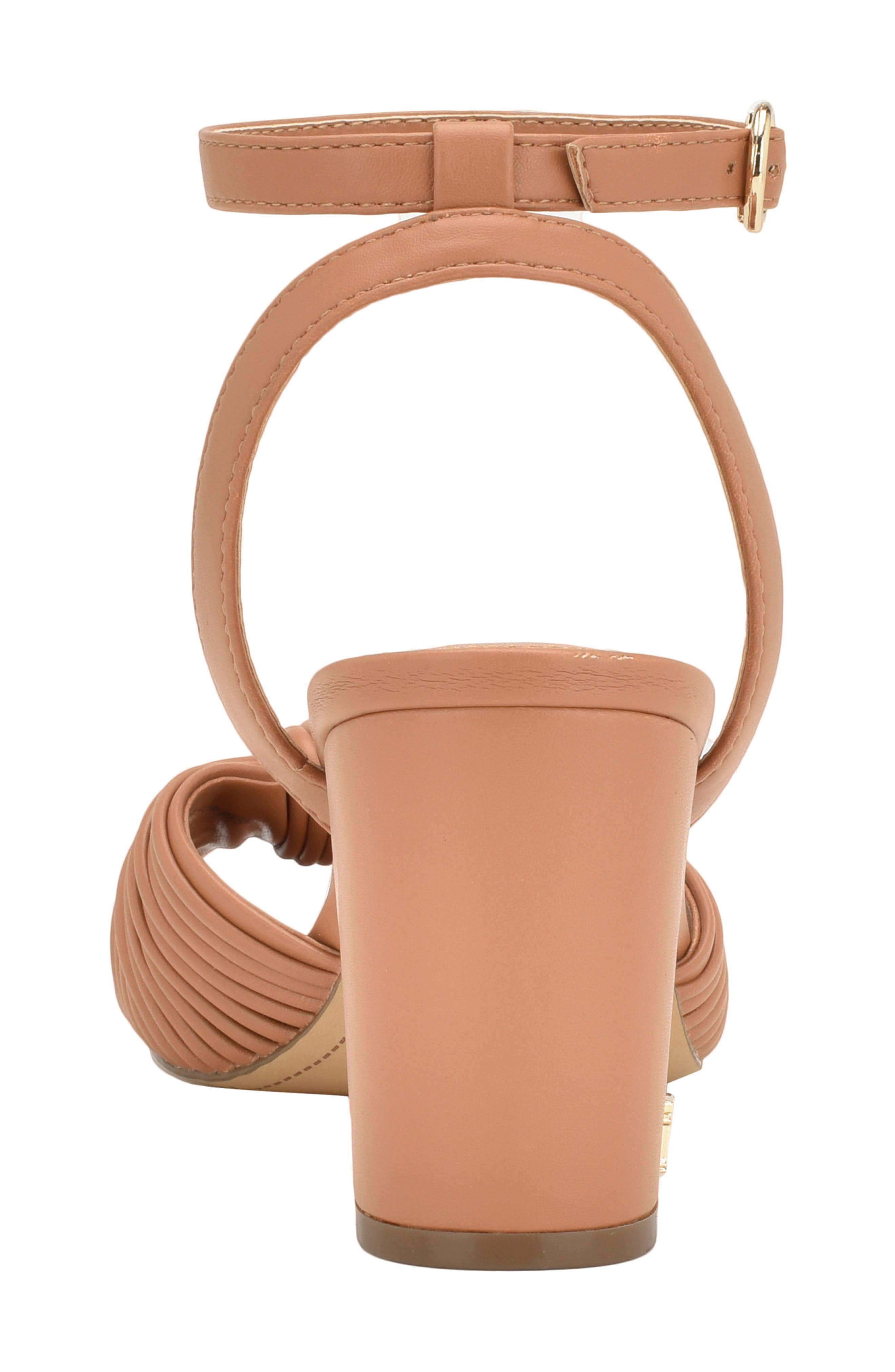 Sarifina Knotted Strap Sandal, Alternate, color, BROWN