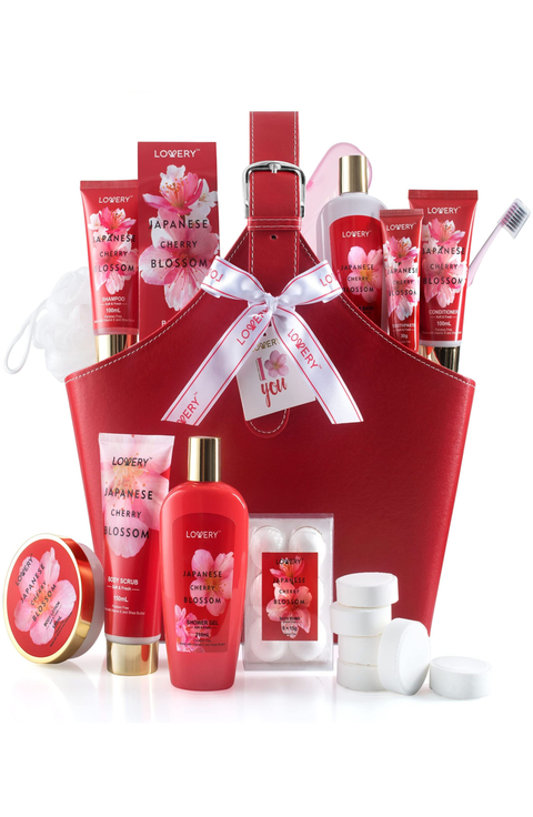 Japanese Cherry Blossom Bath Set