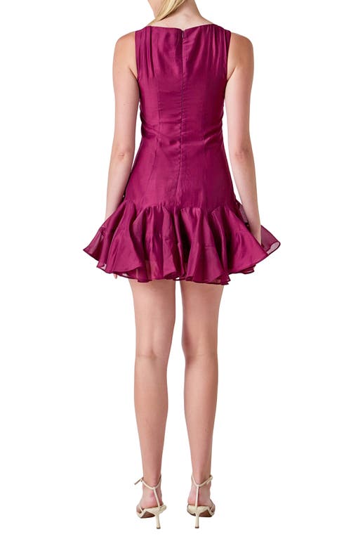 Endless Rose Sleeveless Godet Minidress In Pink