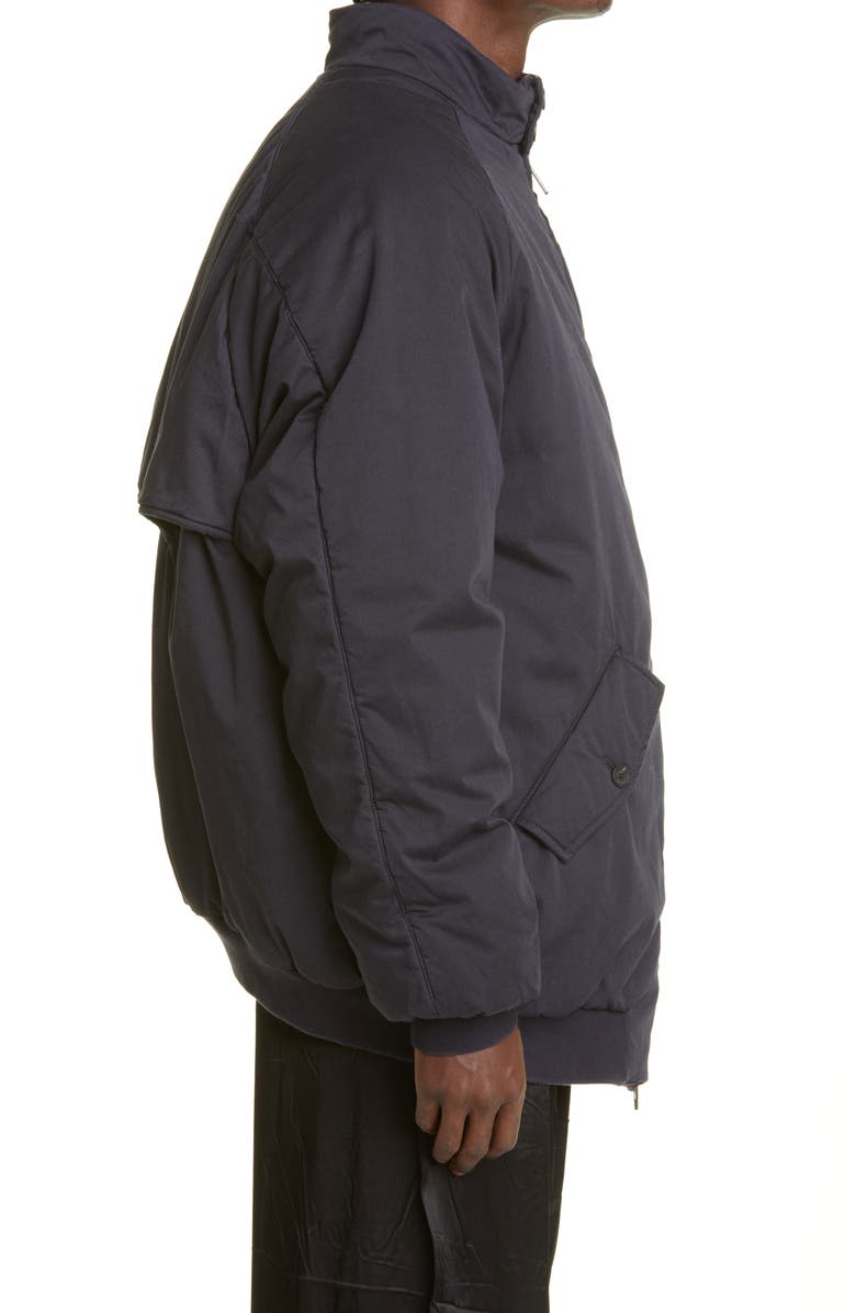 Balenciaga Men's Harrington Oversize Bomber Jacket, Alternate, color, 