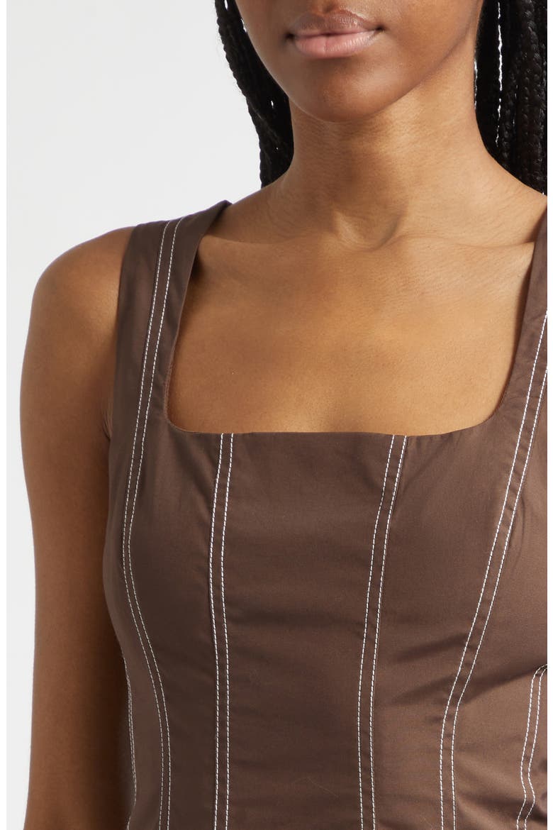 Jolie Dress, Alternate, color, DARK MOCHA