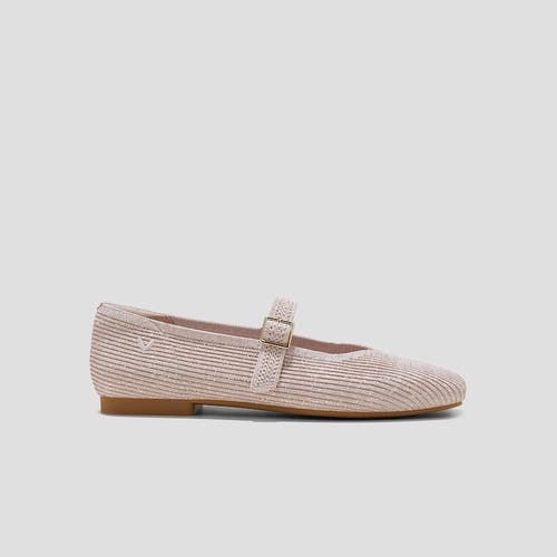 Vivaia Square-toe Mary-jane In Rose Gold