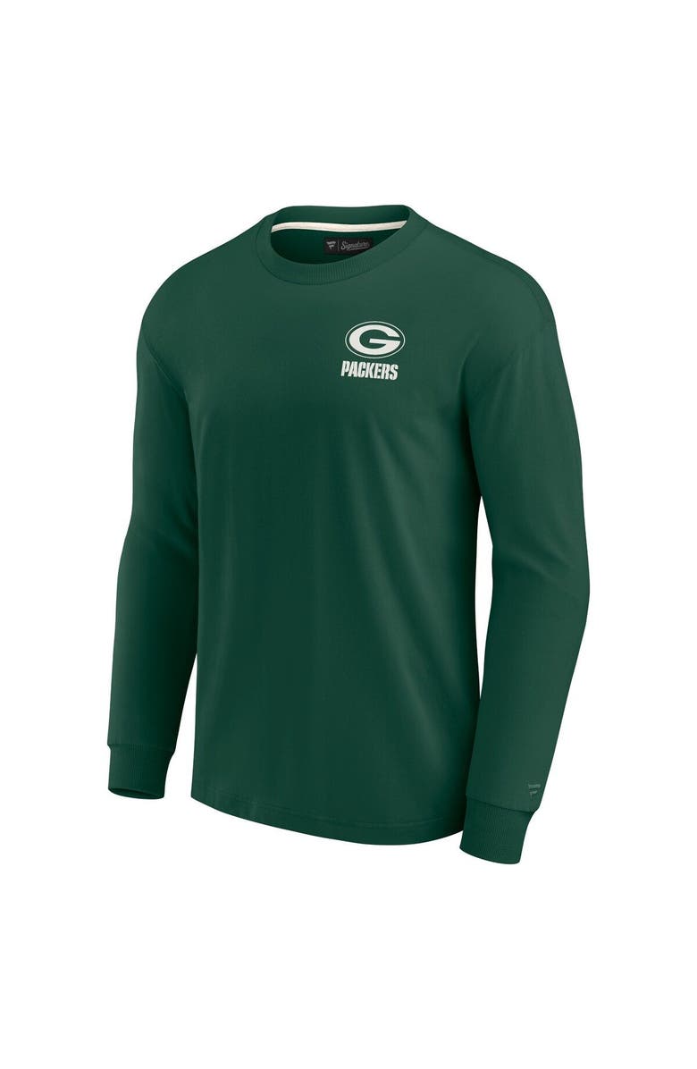 Fanatics Signature Unisex Fanatics Signature Green Green Bay Packers Elements Super Soft Long Sleeve T-Shirt, Alternate, color, Green