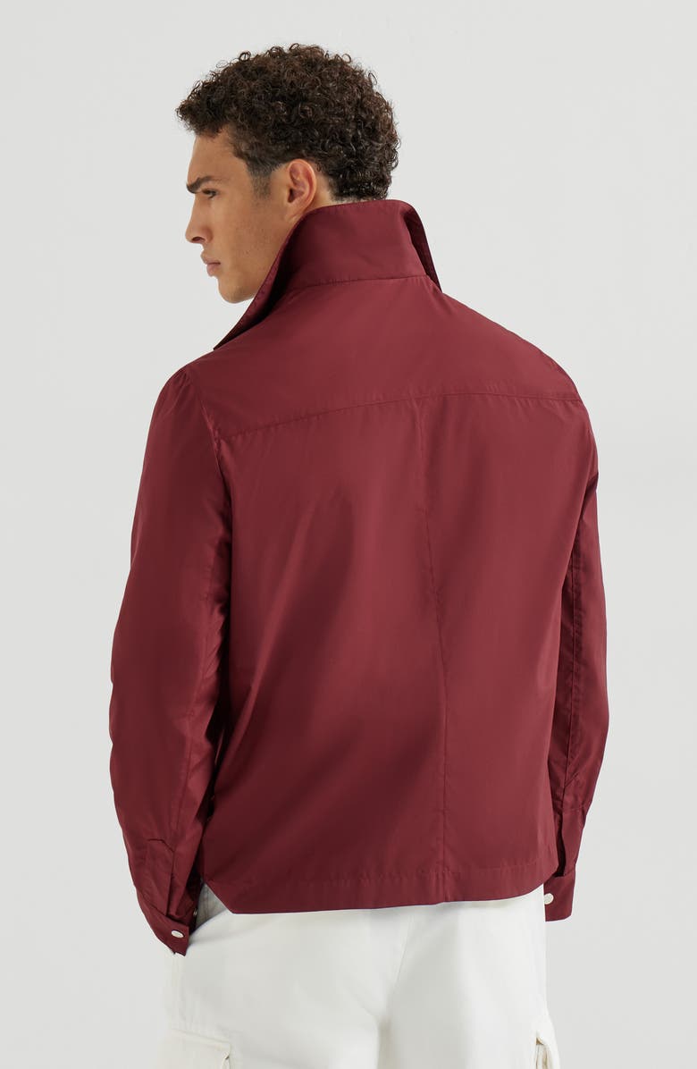 Brunello Cucinelli Nylon jacket, Alternate, color, Cherry