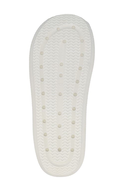 Mia Huggie Platform Sandal In Triple Yellow Smiles