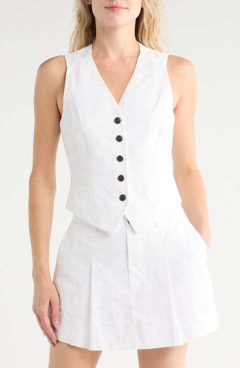 Cressida Cotton & Linen Vest