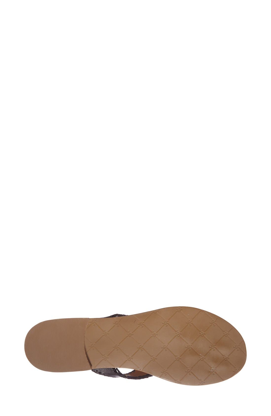 Jack Rogers 'Alana' Leather Thong Sandal, Alternate, color, 