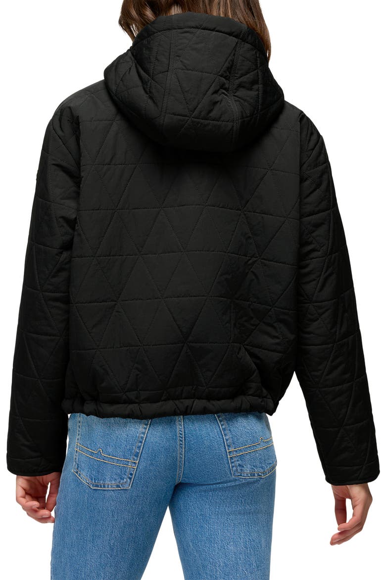Encinitas Quilted Bomber Jacket, Alternate, color, BLACK