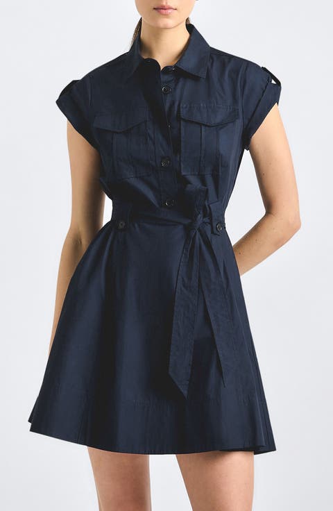 Azora Poplin Shirtdress