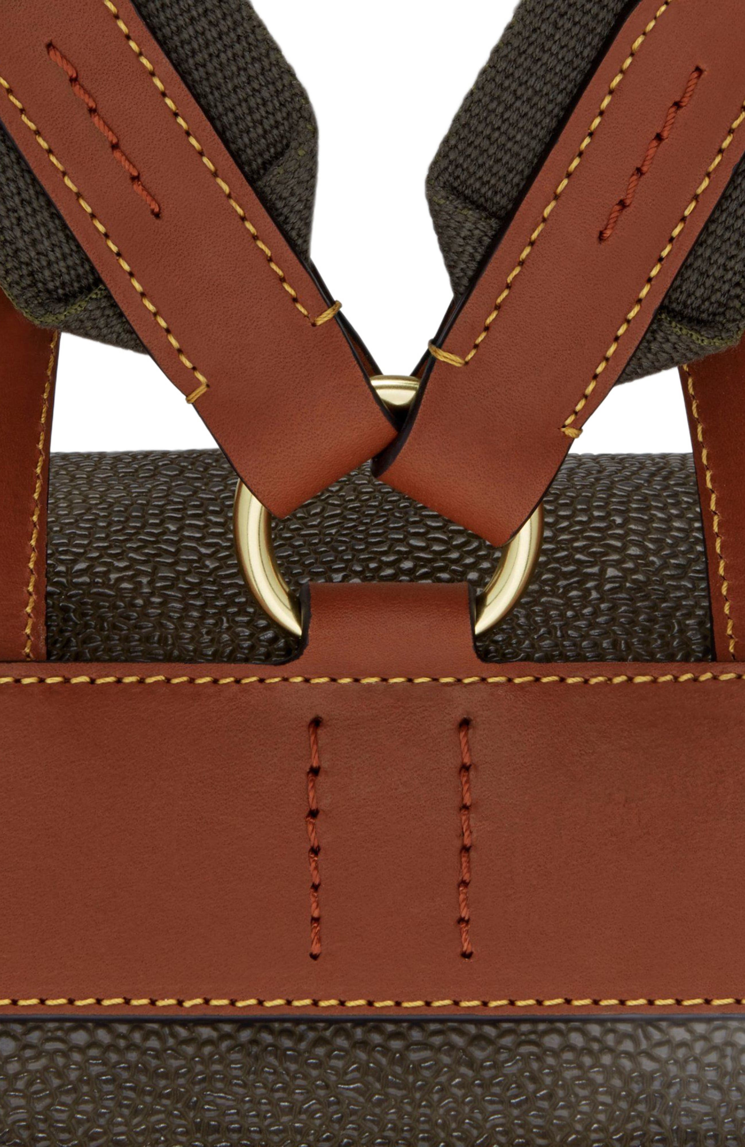 Mulberry Heritage Eco Scotchgrain Backpack, Alternate, color, Mole-Cognac