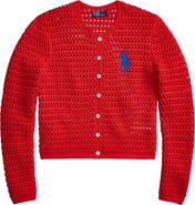 Polo Ralph Lauren Big Pony Cotton Cardigan