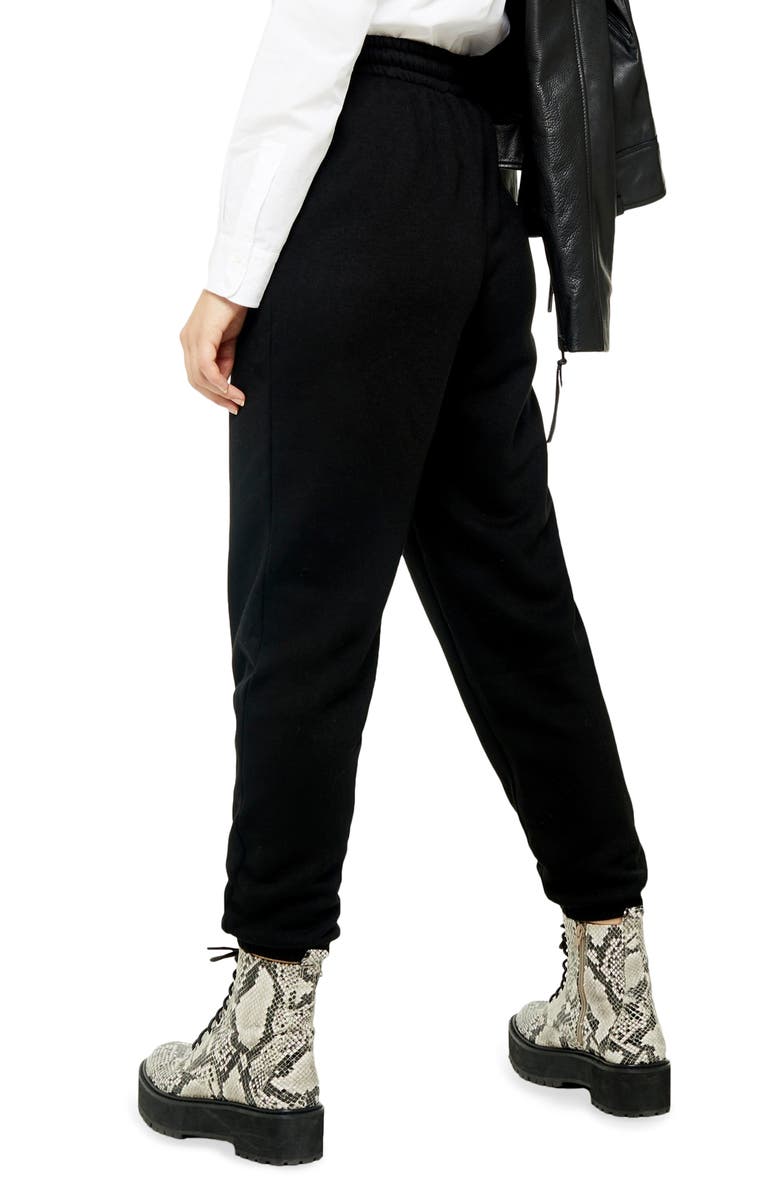 Topshop High Waist Cotton Blend Sweatpants, Alternate, color, 