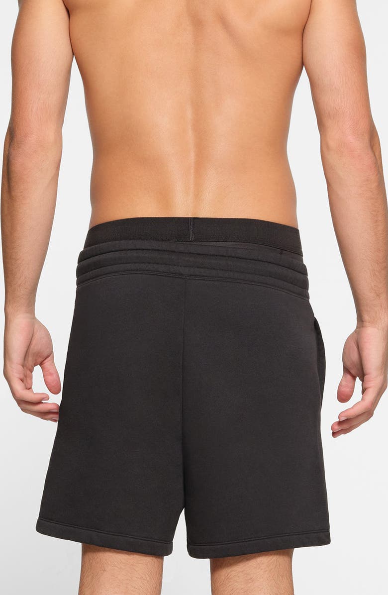 SKIMS Relaxed Fit Drawstring Shorts, Alternate, color, Washed Onyx