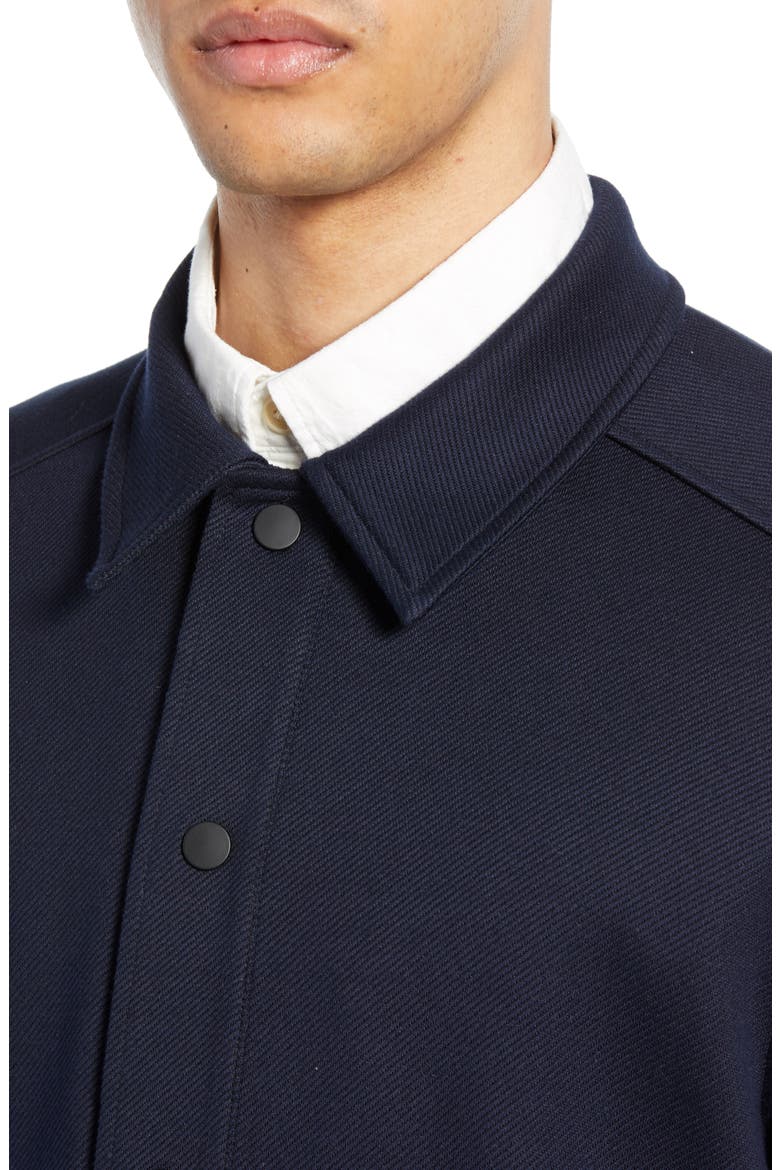 Matt Knit Shirt Jacket, Alternate, color, DARK SAPPHIRE