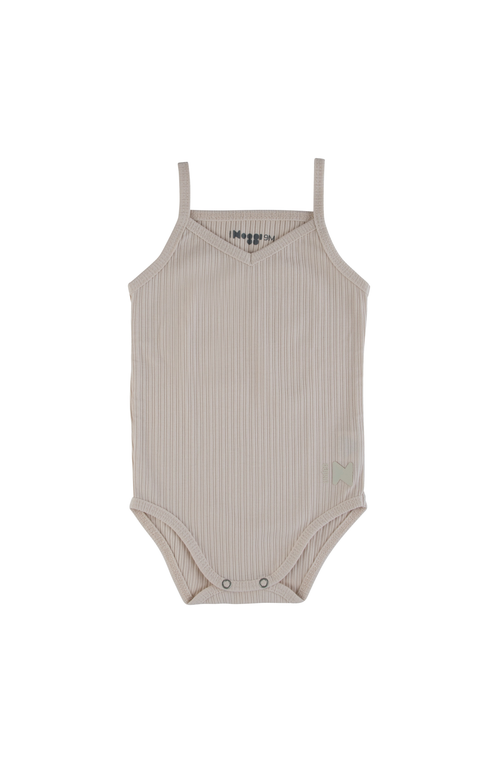 Noggiwear Ribbed Boys Bodysuit In Gray