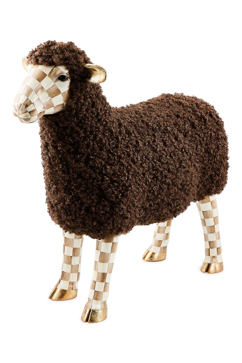 Large Bouclé Sheep, Main, color, MOCHA