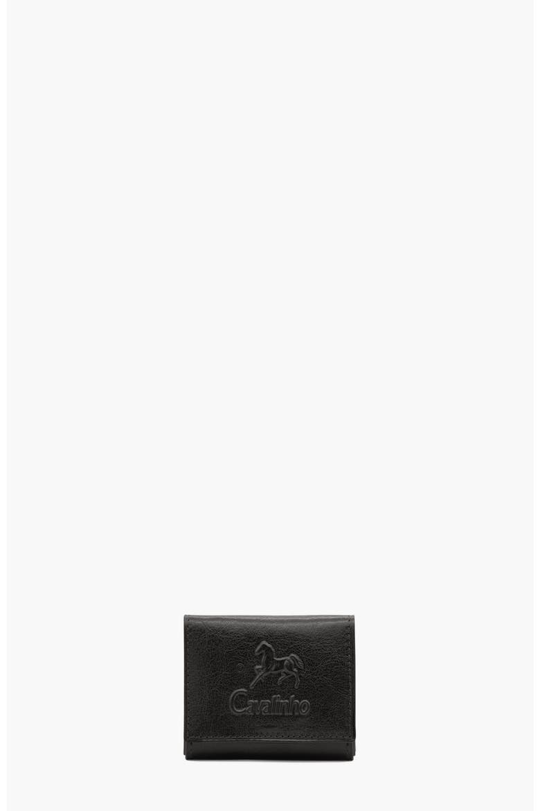 Gentleman Leather Card Holder Wallet 519, Main, color, Black