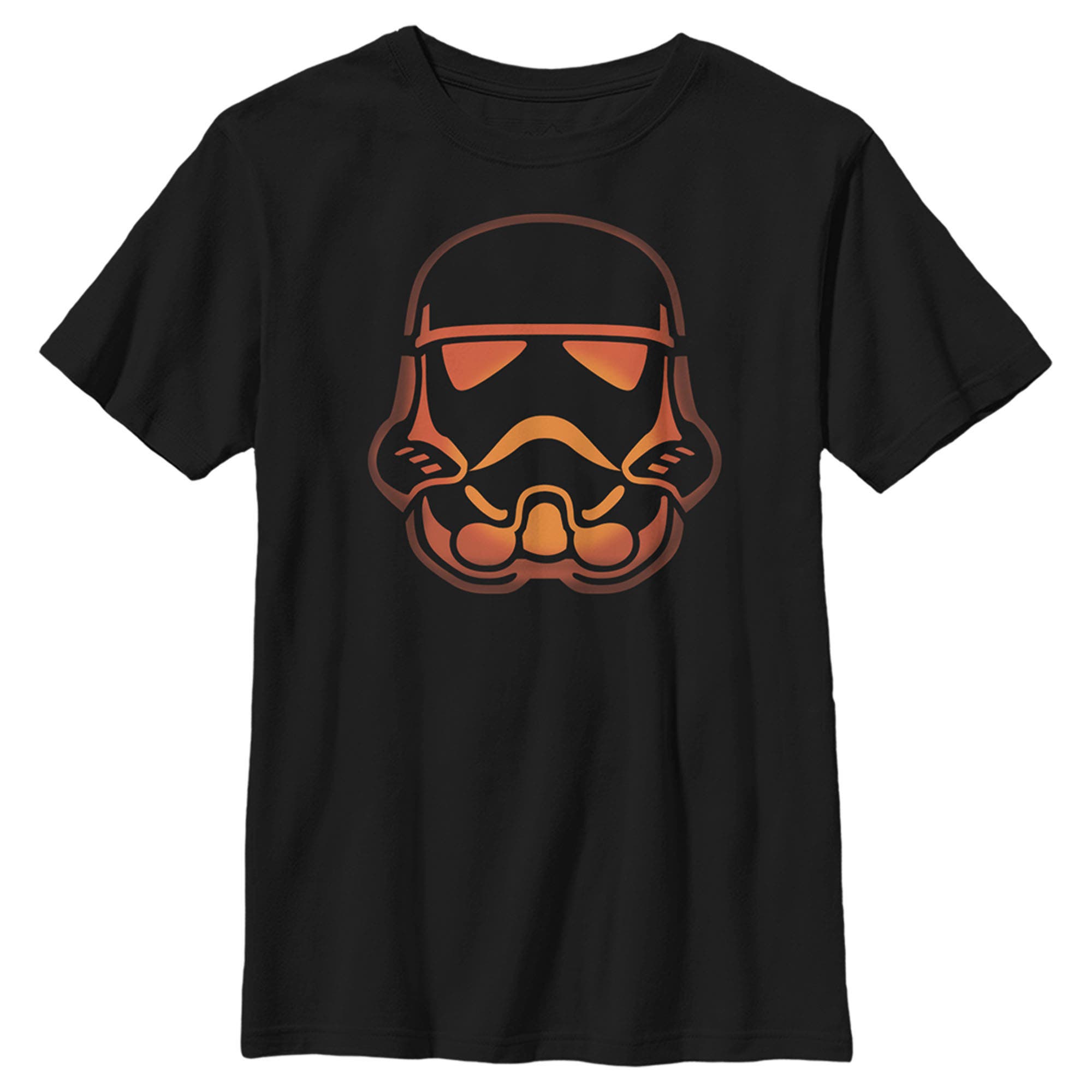 Star Wars: A New Hope Boy's Star Wars A New Hope Halloween Stormtrooper Pumpkin  Graphic T-Shirt in Black 
