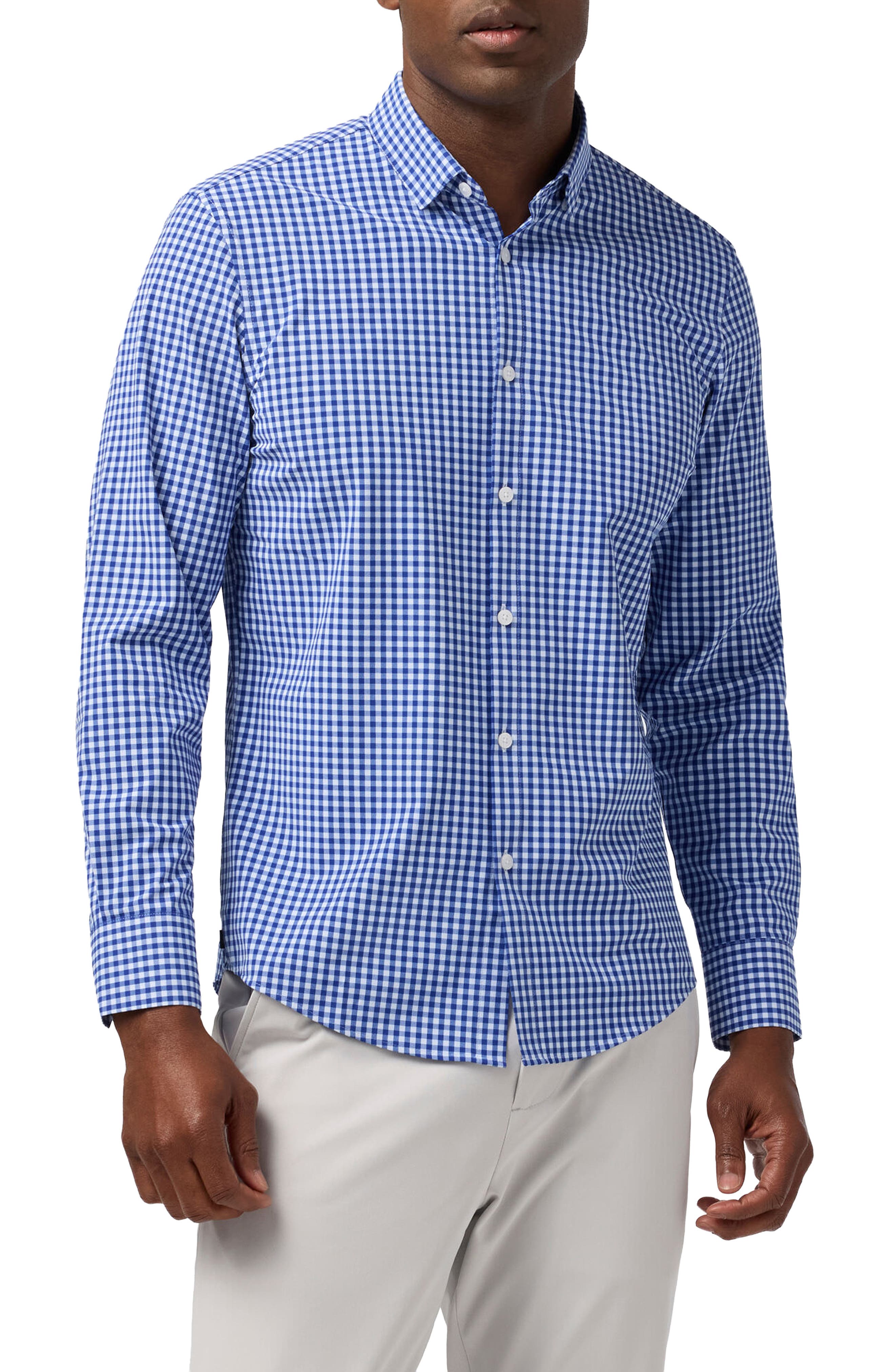 selected COBALT CREW GINGHAM